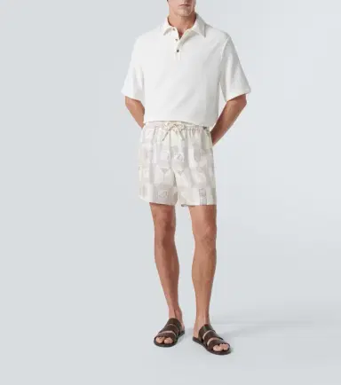 Loro Piana Murano cotton and silk velour polo shirt | Thumbnail 3 Loro Piana Murano cotton and silk velour polo shirt | Thumbnail 3