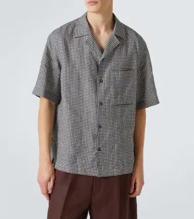 Loro Piana Checked linen shirt | Thumbnail 3 Loro Piana Checked linen shirt | Thumbnail 3