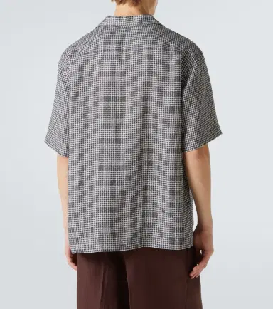 Loro Piana Checked linen shirt | Thumbnail 4 Loro Piana Checked linen shirt | Thumbnail 4