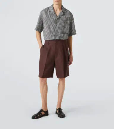 Loro Piana Checked linen shirt | Thumbnail 5 Loro Piana Checked linen shirt | Thumbnail 5