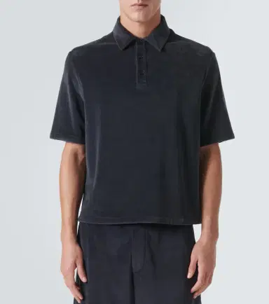 Loro Piana Murano cotton and silk velour polo shirt | Thumbnail 2 Loro Piana Murano cotton and silk velour polo shirt | Thumbnail 2