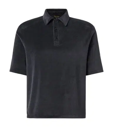 Loro Piana Murano cotton and silk velour polo shirt | Thumbnail 1 Loro Piana Murano cotton and silk velour polo shirt | Thumbnail 1