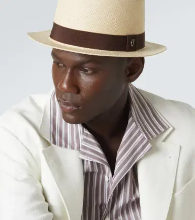 Christian Louboutin Andaloubi Panama hat | Thumbnail 4 Christian Louboutin Andaloubi Panama hat | Thumbnail 4