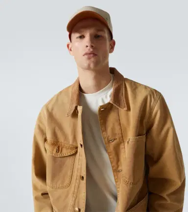 Christian Louboutin eather-trimmed cotton baseball cap | Thumbnail 3 Christian Louboutin eather-trimmed cotton baseball cap | Thumbnail 3