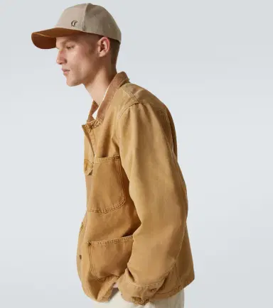 Christian Louboutin eather-trimmed cotton baseball cap | Thumbnail 4 Christian Louboutin eather-trimmed cotton baseball cap | Thumbnail 4