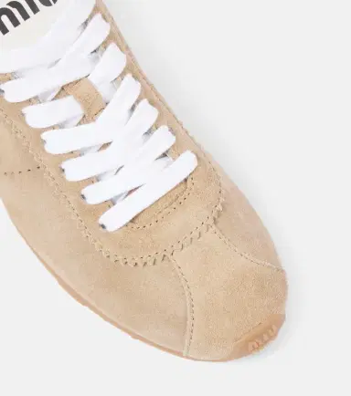 Miu Miu Plume suede sneakers | Thumbnail 3 Miu Miu Plume suede sneakers | Thumbnail 3