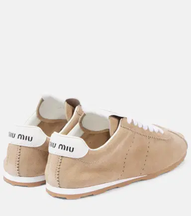 Miu Miu Plume suede sneakers | Thumbnail 4 Miu Miu Plume suede sneakers | Thumbnail 4
