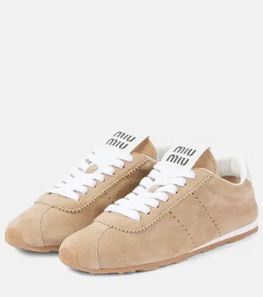Miu Miu Plume suede sneakers | Thumbnail 5 Miu Miu Plume suede sneakers | Thumbnail 5