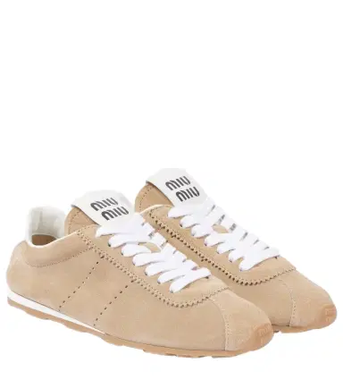 Miu Miu Plume suede sneakers | Thumbnail 1 Miu Miu Plume suede sneakers | Thumbnail 1