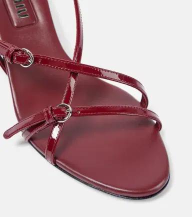 Miu Miu 55 patent leather sandals | Thumbnail 3 Miu Miu 55 patent leather sandals | Thumbnail 3