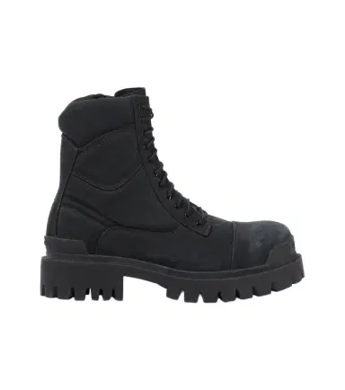 Balenciaga Combat Strike canvas lace-up boots | Thumbnail 1 Balenciaga Combat Strike canvas lace-up boots | Thumbnail 1
