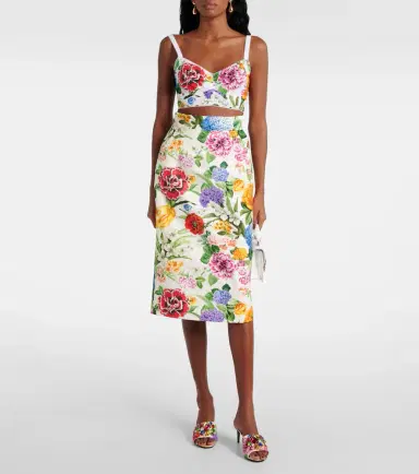 Dolce & Gabbana Floral cotton brocade pencil skirt | Thumbnail 5 Dolce & Gabbana Floral cotton brocade pencil skirt | Thumbnail 5