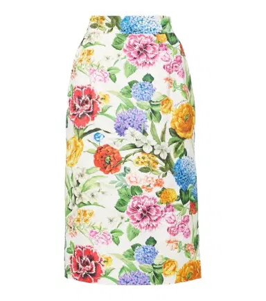 Dolce & Gabbana Floral cotton brocade pencil skirt | Thumbnail 1 Dolce & Gabbana Floral cotton brocade pencil skirt | Thumbnail 1