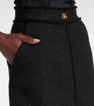 Dolce & Gabbana DG wool-blend tweed midi skirt | Thumbnail 4 Dolce & Gabbana DG wool-blend tweed midi skirt | Thumbnail 4