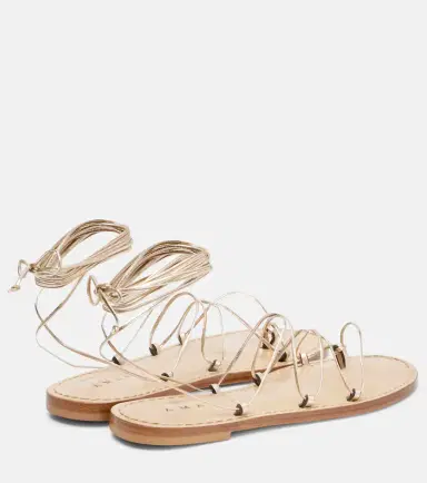 AMANU Serengetti metallic leather sandals | Thumbnail 3 AMANU Serengetti metallic leather sandals | Thumbnail 3