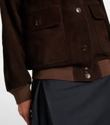 Prada Suede jacket | Thumbnail 3 Prada Suede jacket | Thumbnail 3