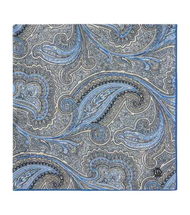 dunhill Paisley silk pocket square | Thumbnail 1 dunhill Paisley silk pocket square | Thumbnail 1