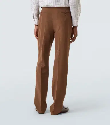 dunhill Linen tapered pants | Thumbnail 4 dunhill Linen tapered pants | Thumbnail 4