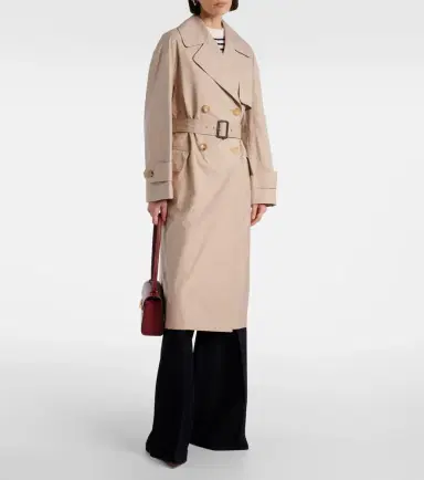 Max Mara Mtrench cotton-blend twill trench coat | Thumbnail 3 Max Mara Mtrench cotton-blend twill trench coat | Thumbnail 3