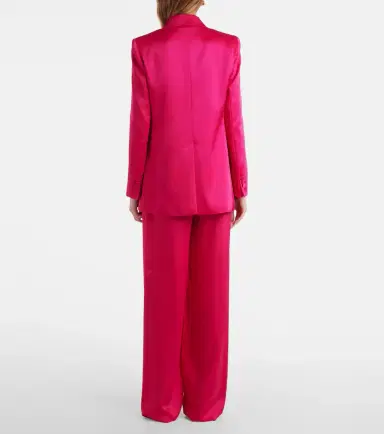 Max Mara Galazia satin blazer | Thumbnail 3 Max Mara Galazia satin blazer | Thumbnail 3