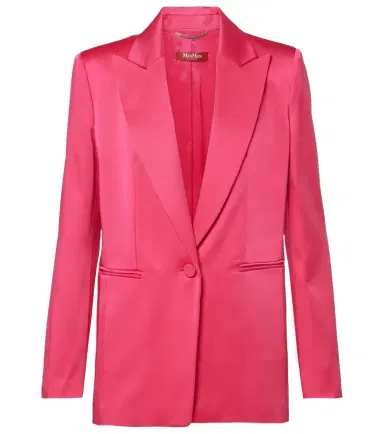 Max Mara Galazia satin blazer | Thumbnail 1 Max Mara Galazia satin blazer | Thumbnail 1