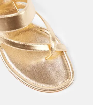 Manolo Blahnik Susa 50 metallic leather mules | Thumbnail 4 Manolo Blahnik Susa 50 metallic leather mules | Thumbnail 4