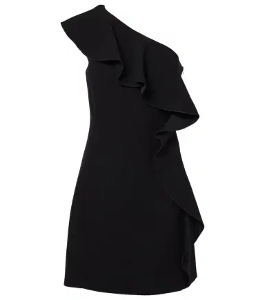Max Mara Giacomo ruffled sablé minidress | Thumbnail 1 Max Mara Giacomo ruffled sablé minidress | Thumbnail 1