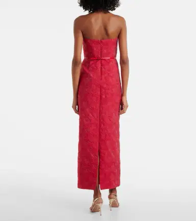 Max Mara Manto off-shoulder maxi dress | Thumbnail 4 Max Mara Manto off-shoulder maxi dress | Thumbnail 4