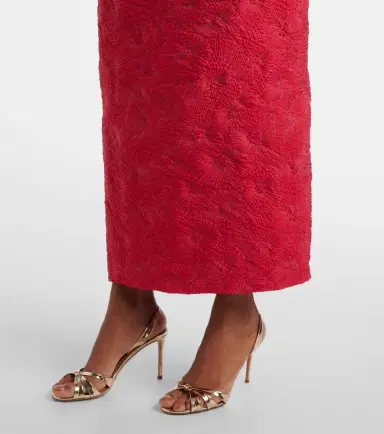 Max Mara Manto off-shoulder maxi dress | Thumbnail 5 Max Mara Manto off-shoulder maxi dress | Thumbnail 5