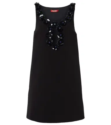 Max Mara Delis sequined cutout crêpe minidress | Thumbnail 1 Max Mara Delis sequined cutout crêpe minidress | Thumbnail 1