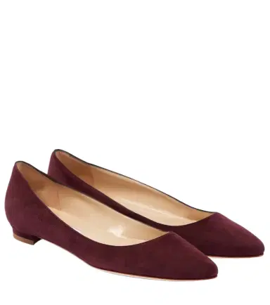 Manolo Blahnik BB suede ballet flats | Thumbnail 1 Manolo Blahnik BB suede ballet flats | Thumbnail 1