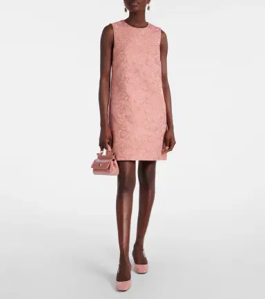 Dolce & Gabbana Floral matelassé jacquard minidress | Thumbnail 2 Dolce & Gabbana Floral matelassé jacquard minidress | Thumbnail 2