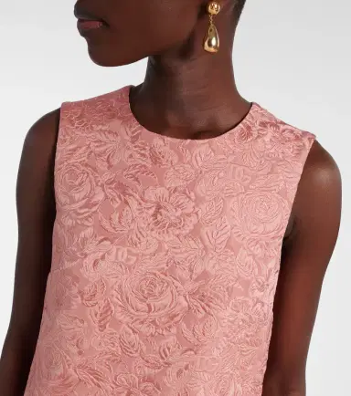 Dolce & Gabbana Floral matelassé jacquard minidress | Thumbnail 4 Dolce & Gabbana Floral matelassé jacquard minidress | Thumbnail 4