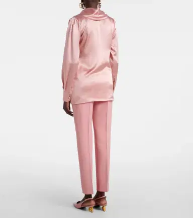 Dolce & Gabbana Draped silk satin blouse | Thumbnail 6 Dolce & Gabbana Draped silk satin blouse | Thumbnail 6