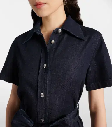 Dolce & Gabbana Belted denim shirt dress | Thumbnail 4 Dolce & Gabbana Belted denim shirt dress | Thumbnail 4