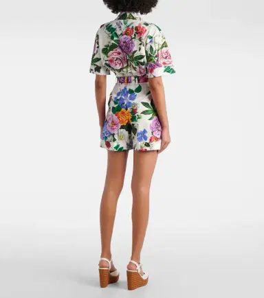 Dolce & Gabbana Floral cotton shorts | Thumbnail 4 Dolce & Gabbana Floral cotton shorts | Thumbnail 4