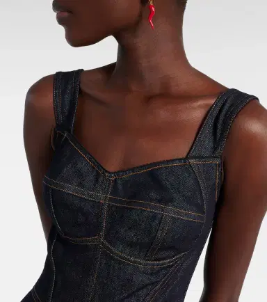 Dolce & Gabbana Denim bustier dress | Thumbnail 4 Dolce & Gabbana Denim bustier dress | Thumbnail 4