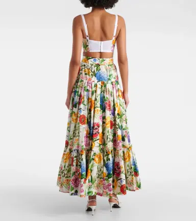 Dolce & Gabbana Floral cotton-blend poplin bra top | Thumbnail 4 Dolce & Gabbana Floral cotton-blend poplin bra top | Thumbnail 4