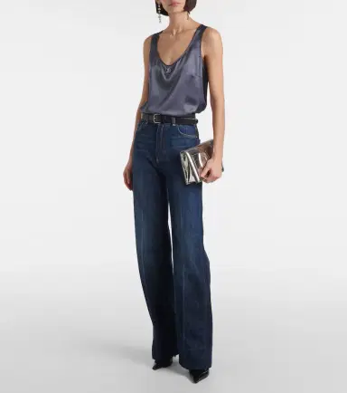 Dolce & Gabbana Silk-blend top | Thumbnail 5 Dolce & Gabbana Silk-blend top | Thumbnail 5