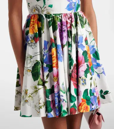 Dolce & Gabbana Floral cotton poplin minidress | Thumbnail 5 Dolce & Gabbana Floral cotton poplin minidress | Thumbnail 5