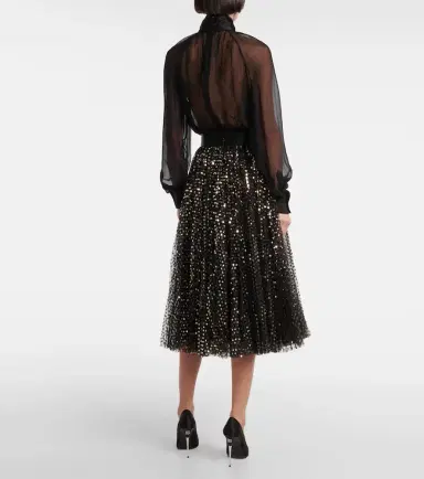 Dolce & Gabbana Sequined midi skirt | Thumbnail 2 Dolce & Gabbana Sequined midi skirt | Thumbnail 2