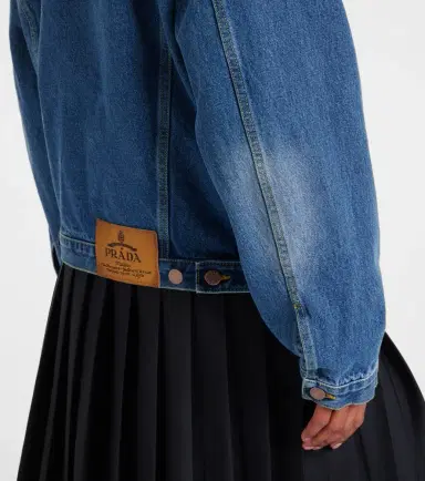 Prada Oversized denim jacket | Thumbnail 3 Prada Oversized denim jacket | Thumbnail 3