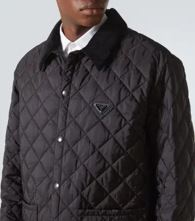 Prada Re-Nylon quilted jacket | Thumbnail 7 Prada Re-Nylon quilted jacket | Thumbnail 7