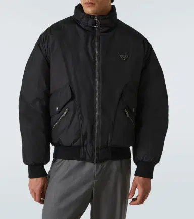 Prada Re-Nylon down jacket | Thumbnail 3 Prada Re-Nylon down jacket | Thumbnail 3