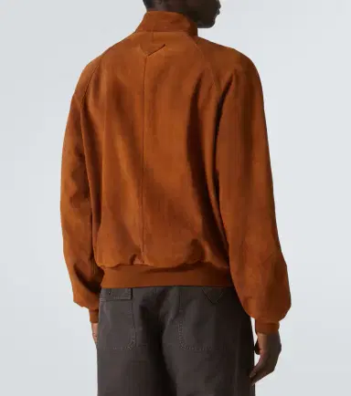 Prada Suede bomber jacket | Thumbnail 2 Prada Suede bomber jacket | Thumbnail 2