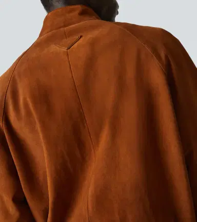 Prada Suede bomber jacket | Thumbnail 4 Prada Suede bomber jacket | Thumbnail 4