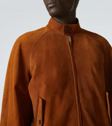 Prada Suede bomber jacket | Thumbnail 6 Prada Suede bomber jacket | Thumbnail 6