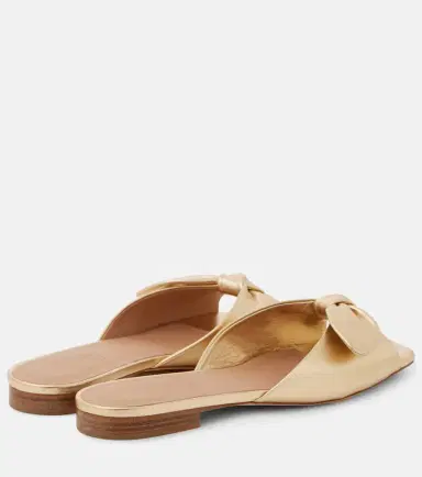 Malone Souliers Vargas 10 metallic leather mules | Thumbnail 4 Malone Souliers Vargas 10 metallic leather mules | Thumbnail 4