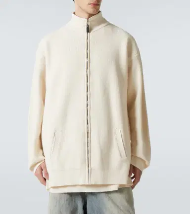 Balenciaga Logo cotton-blend zip-up cardigan | Thumbnail 6 Balenciaga Logo cotton-blend zip-up cardigan | Thumbnail 6