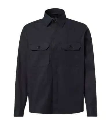 Zegna Cotton-blend shirt | Thumbnail 1 Zegna Cotton-blend shirt | Thumbnail 1